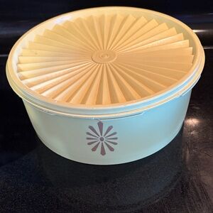Vintage Tuppaware canister servalier